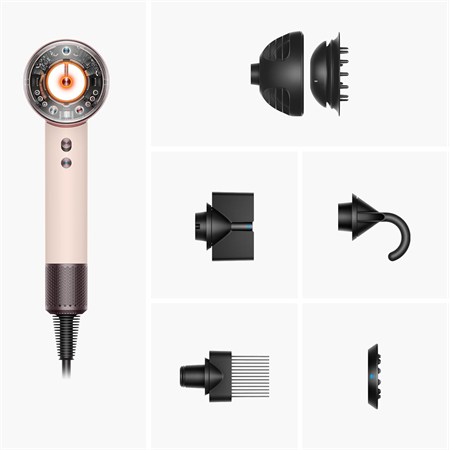 Dyson Supersonic Nural Straight + Wavy Phon Rosa Cipria / Oro Rosa - Ricci e Molto Ricci in Accessori
