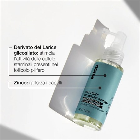 Mood Cell Force Anti Hair Loss Treatment Anti-Caduta 100 ml in Capelli