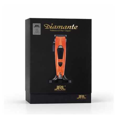 JRL Diamante Arancione Pro Cordless Hair Clipper Tagliacapelli Regola Barba in Barber Shop