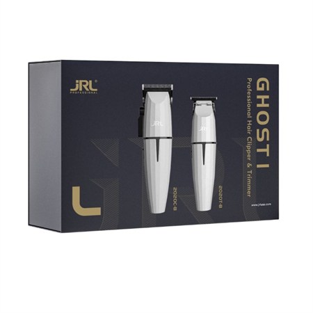 JRL Ghost 1 Kit Combo Onyx Clipper & Trimmer Rasoi Per Taglio e Rifinitura in Barber Shop
