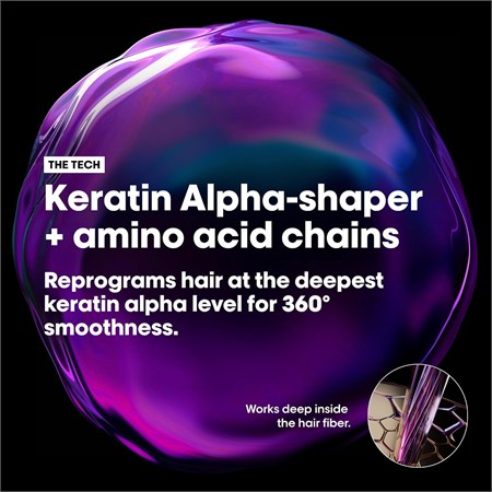L'Oreal Keratin Alpha Sleek Shampoo Anticrespo 500ml in Capelli