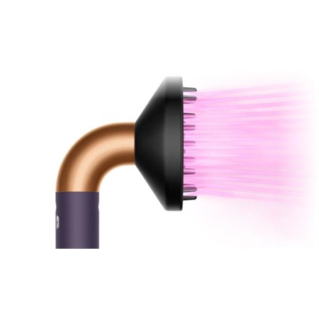 Dyson Supersonic r Professional Violet Steel Asciugacapelli Professionale Di Precisione in Accessori