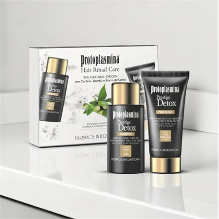 Protoplasmina Kit Prestige Detox Shampoo 50ml + Maschera 40ml Trattamento Detossinante Nutriente Ristrutturante in Kit