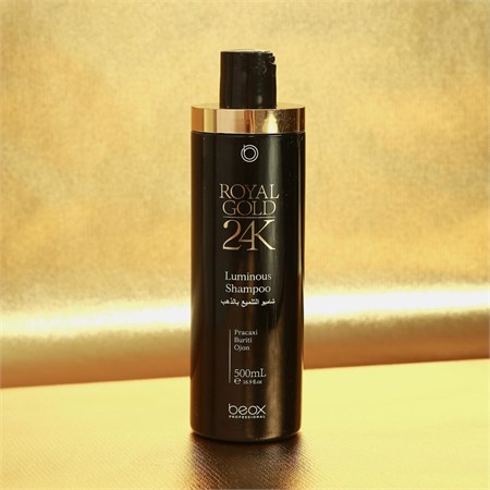 Beox Royal Gold 24K Luminous Shampoo dopo Stiratura 500ml in Capelli