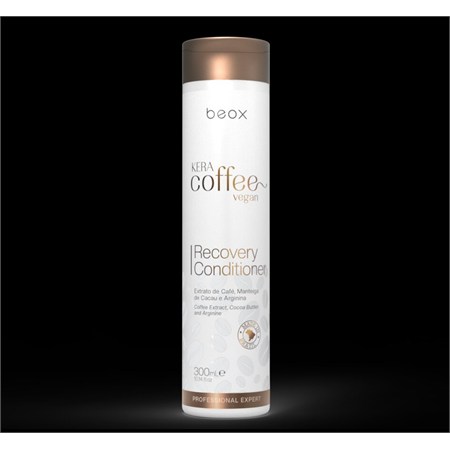 Beox Kit KeraCoffee Vegan Recovery Shampoo + Mask + Conditioner Ristrutturante  e Riparatore in Kit