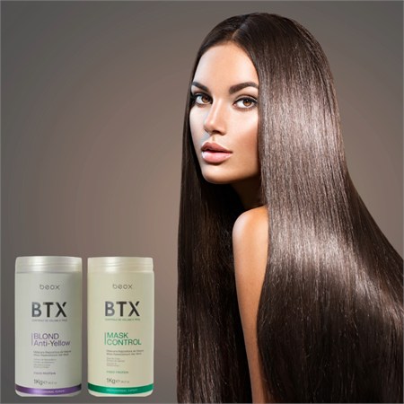 Beox BTX Blond Anti-Giallo Maschera Ristrutturante 1kg in Capelli
