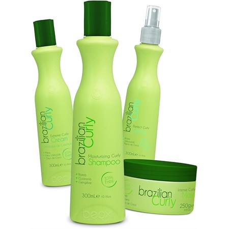Beox Brazilian Curly Moisturizing Shampoo 300ml Shampoo Idratante Nutriente Capelli Ricci in Capelli