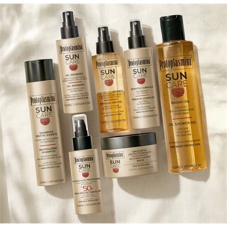 Protoplasmina Sun Care Olio Secco Bifasico 150ml Protettivo e Nutriente Per Capelli in Capelli