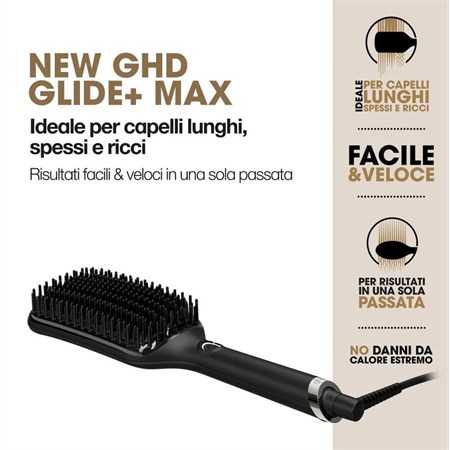 ghd Glide+ Max Spazzola Lisciante Professionale in Accessori