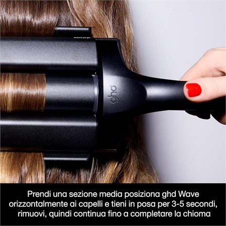 ghd Wave Professional Triple Barrel Waver Piastra Onde Morbide e Voluminose in Accessori