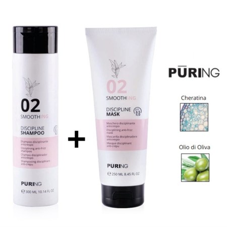 Puring Kit Smoothing Discipline Shampoo 02 300ml + Mask 250ml in Kit