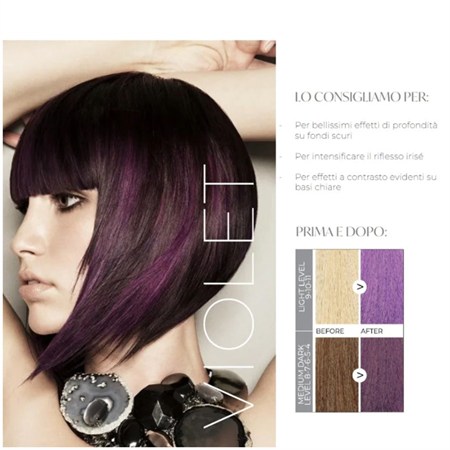 Puring Conditioning Color Mask Viola 200ml in Capelli
