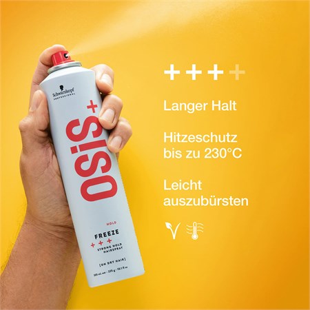 SCHWARZKOPF Osis+ Hold Freeze Strong Hold Hairspray 500 ml in Capelli