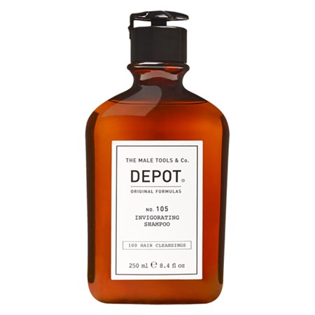 Depot 105 Invigorating Shampoo 250ml in Barber Shop