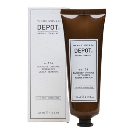 Depot 106 Dandruff Control Intensive Cream Shampoo 125ml in Barber Shop