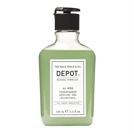 Depot 406 Transparent Shaving Gel 100ml in Barber Shop