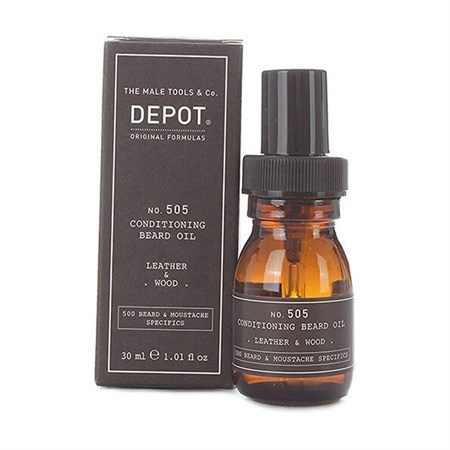 Depot DEPOT no.505 Conditioning Oil 30ml - Leather & Wood in Barber Shop
