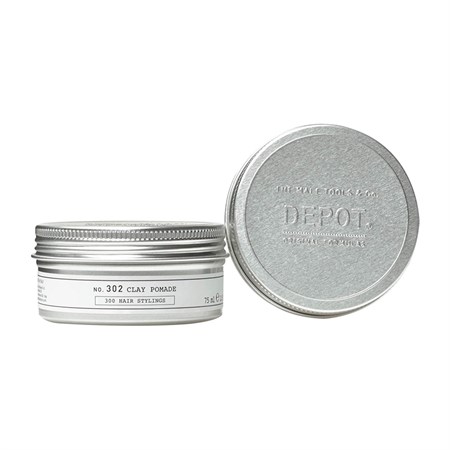 Depot 302 Clay Pomade 75ml in Barber Shop