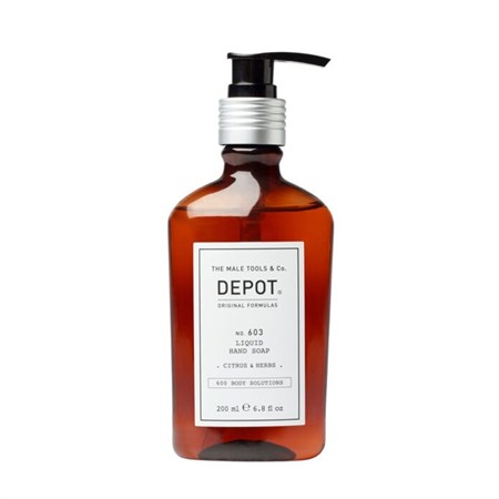 Depot 603 Liquid Hand Soap Citrus & Herbs 200ml in Barber Shop