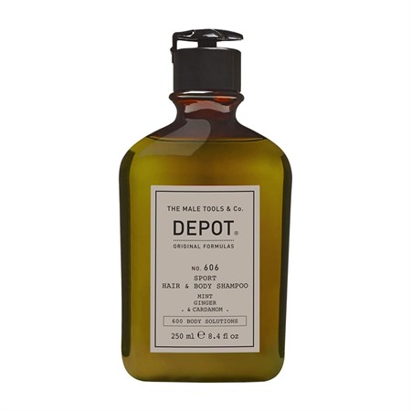 Depot 606 Sport Hair & Body Shampoo 250ml in Barber Shop