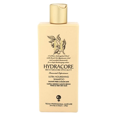 Tecna Hydracore Ultra Nourishing Shampoo 250ml Shampoo Idratante Capelli Grossi e Secchi in Capelli