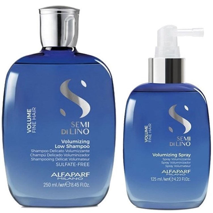 Alfaparf Alfaparf Kit Semi Di Lino Volume Shampoo + Spray