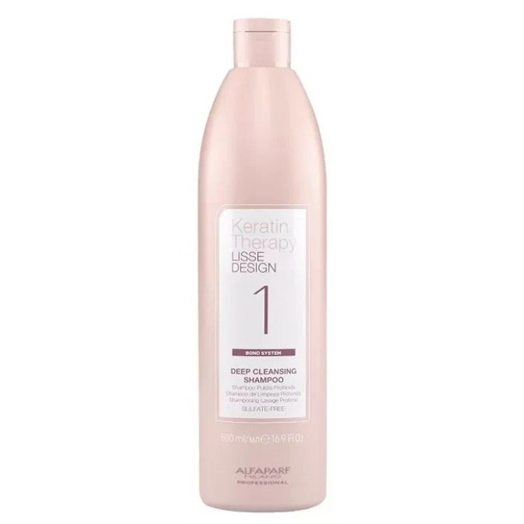 Alfaparf Alfaparf Lisse Design Keratin Therapy 1 Deep Cleansing Shampoo 500ml