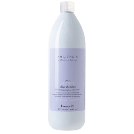 FarmaVita FarmaVita Amethyste Blonde Silver Shampoo Neutralizing Unwanted Yellow Tones 1000ml in Shampoo