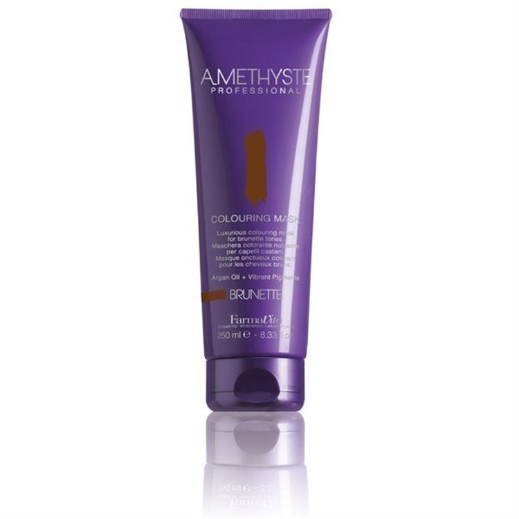 FarmaVita FarmaVita Amethyste Colouring Mask Brunette 250 ml - Maschera Colorata Castano