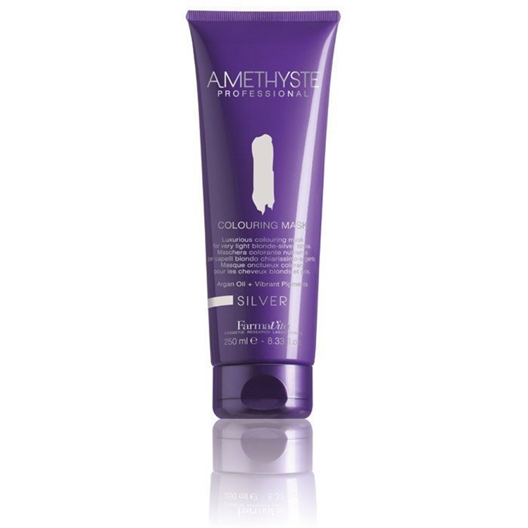 FarmaVita FarmaVita Amethyste Colouring Mask Silver 250 ml - Maschera Colorata Argento