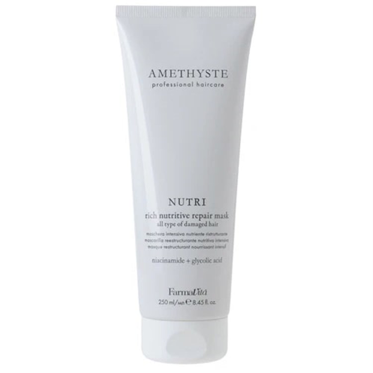 FarmaVita FarmaVita Amethyste Rich Nutritive Repair Mask per Capelli Danneggiati 250ml