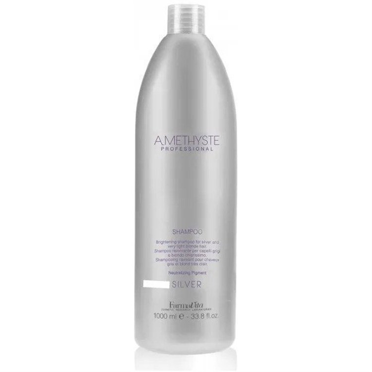FarmaVita FarmaVita Amethyste Silver Shampoo 1000ml - Shampoo Anti Giallo