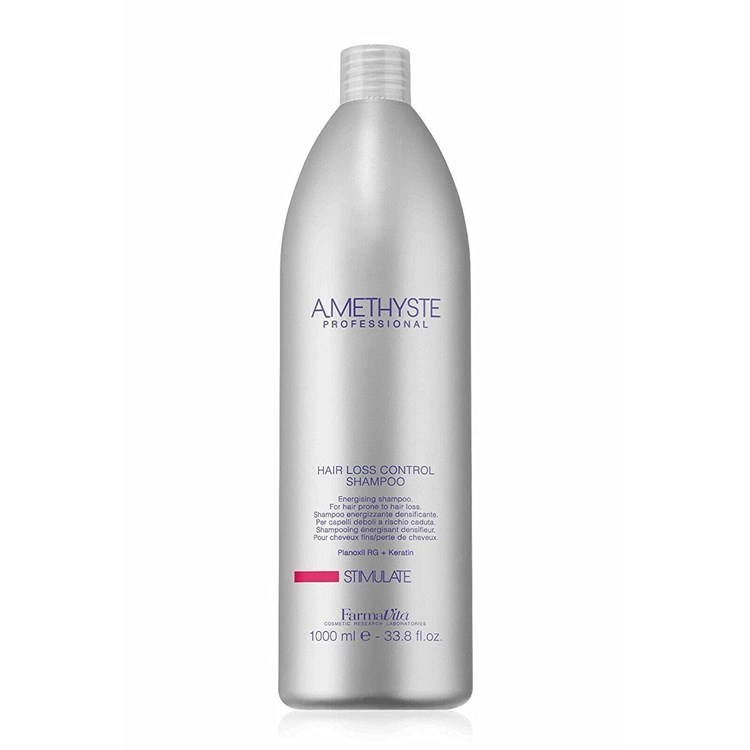 FarmaVita FarmaVita Amethyste Stimulate Hair Loss Control Shampoo 1000ml - Shampoo Anti Caduta per Capelli Fini/Fragili