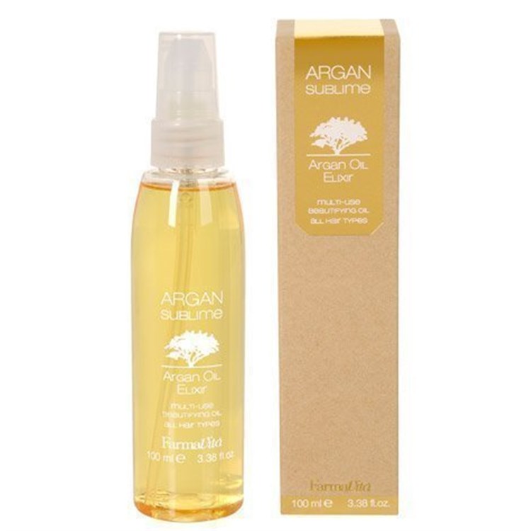 FarmaVita FarmaVita Argan Sublime Elixir Oil 100ml - Olio Nutriente per Capelli