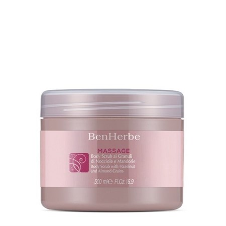 BH Massage Body Scrub ai Granuli di Nocciole e Mandorle 500ml
