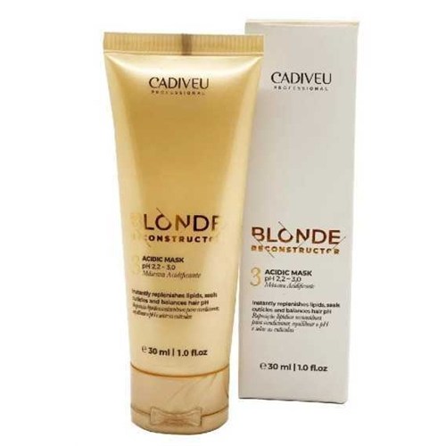 Blonde Reconstructor Acidic Mask pH 2,2 - 3,0 N.3 30ml Maschera Acidificante Capelli Biondi