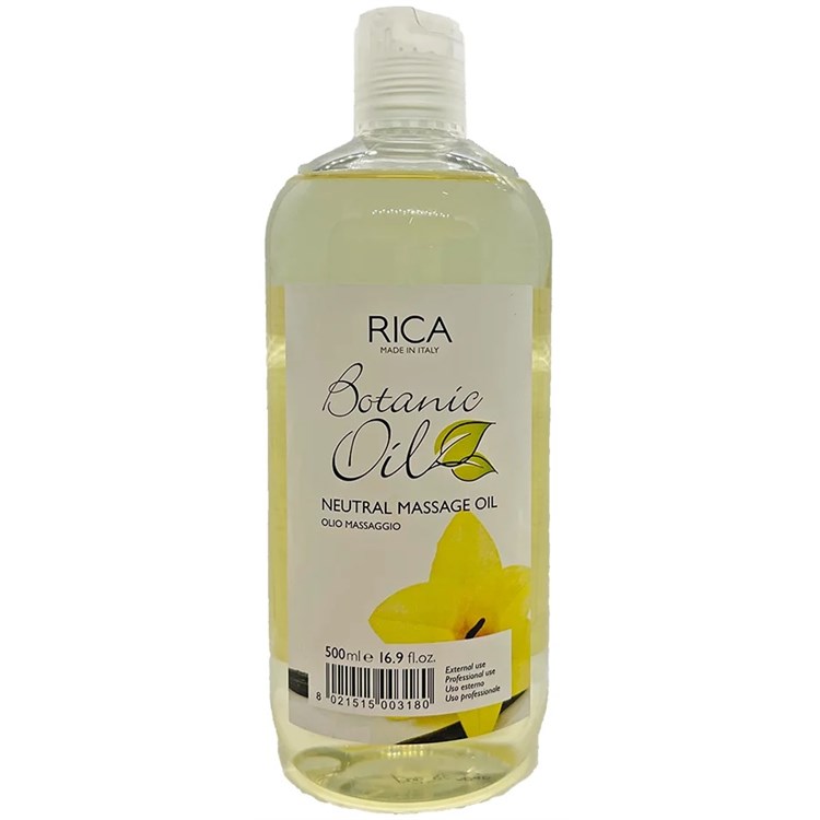 Rica Rica Botanic Oil - Olio da Massaggio Neutro 500 ml