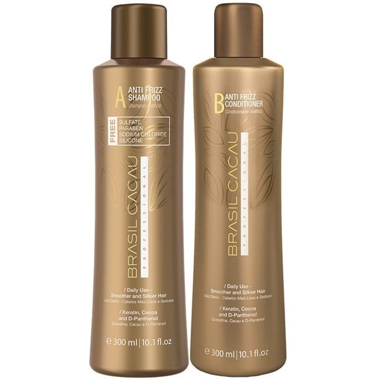Brasil Cacau Brasil Cacau Kit Cadiveu Anti Frizz Shampoo 300ml + Conditioner 300ml