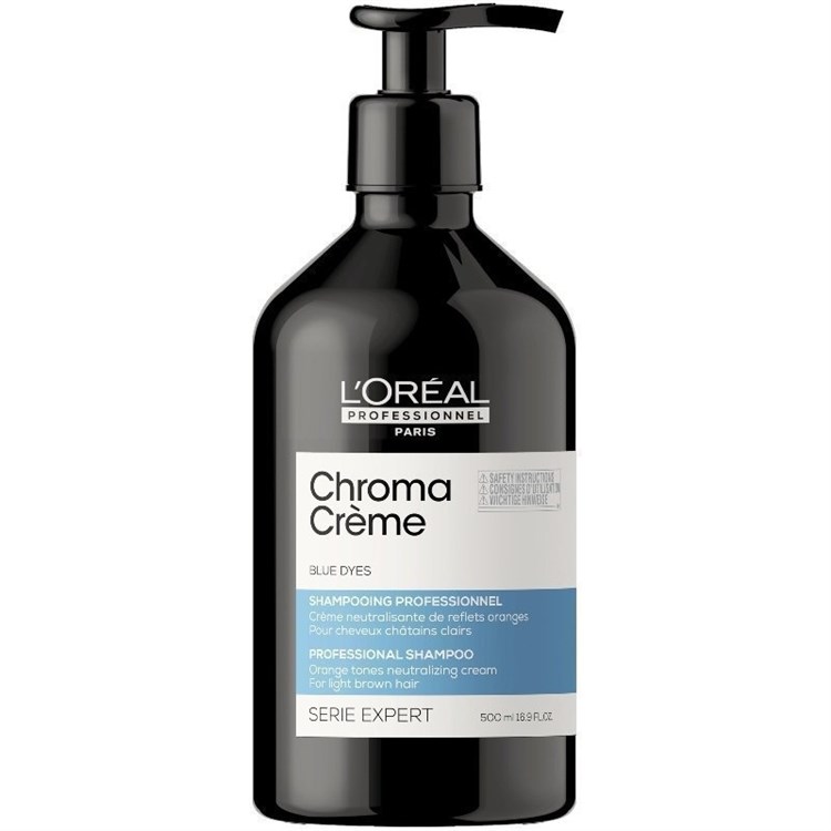 L'Oreal L'Oreal Chroma Creme Blue/Ash Shampoo - shampoo per capelli castano 500ml
