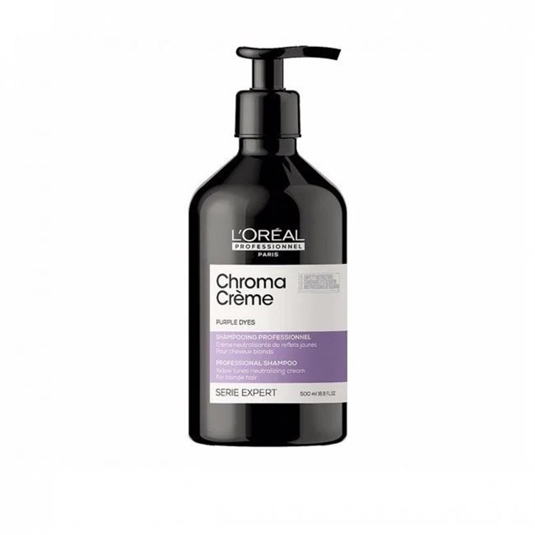 L'Oreal L'Oreal Chroma Crème Shampoo anti-giallo per capelli biondi 500ml