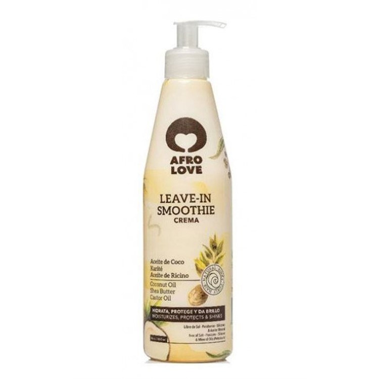 Afro Love Afro Love 450ml Coconut Oil & Shea Butter Leave-In Smoothie - Crema Idratante Senza Risciacquo 450gr