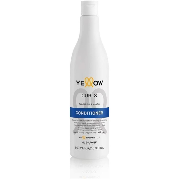 Alfaparf Yellow Alfaparf Yellow Curls Conditioner Anti-crespo per Ricci 500 ml