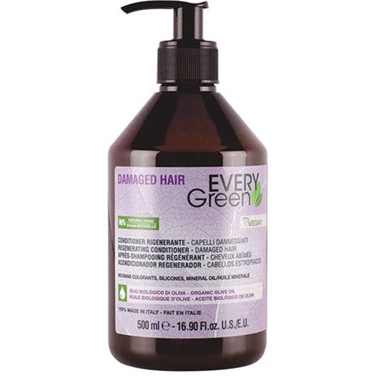 EveryGreen EveryGreen Damaged Hair Conditioner 500ml Ristrutturante Capelli Danneggiati