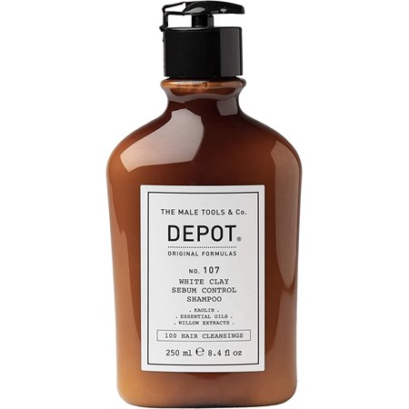 Depot Depot 107 White Clay Sebum Control Shampoo 250ml in Capelli Uomo
