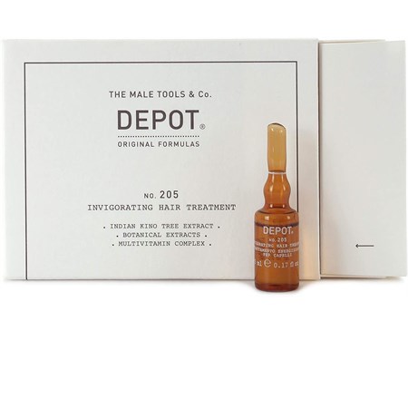 Depot Depot 205 Invigorating Hair Treatment 10x5ml in Trattamento