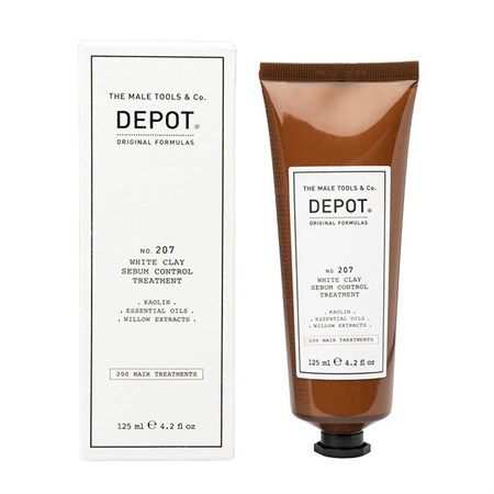 depot no207 white clay sebum control treatment 125ml