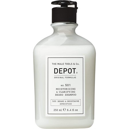 Depot Depot 501 Moisturizing & Clarifying Beard Shampoo 250ml in Cura Barba e Baffi