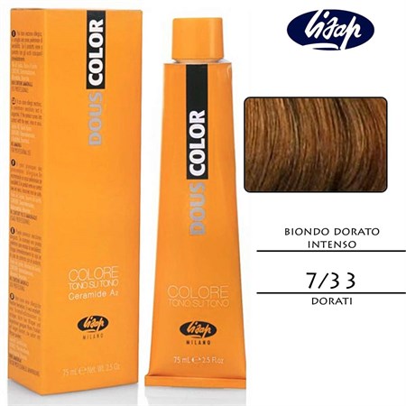 Lisap Lisap Douscolor Regulator 7/33 Biondo Dorato Intenso 75 Ml in Tinte