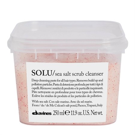 Essential Haircare Solu Sea Salt Scrub Cleanser Al Sale Marino 250 ml
