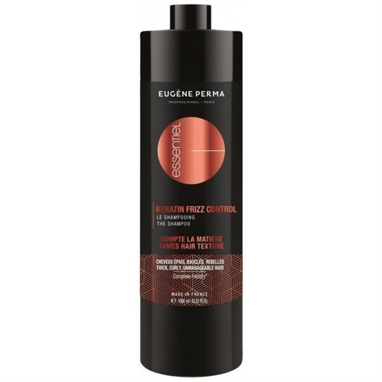 Eugène Perma Eugène Perma Essentiel Keratin Frizz Control 1000ml - Shampoo anti crespo